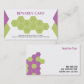 Carte de visite de fidélité de client de Smoothie (Devant / Derrière)