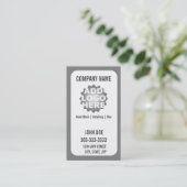 Carte de visite de fidélité de station de lavage (Debout devant)