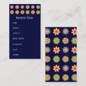 Carte de visite de fiesta (Devant / Derrière)