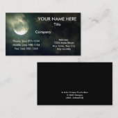 CARTE DE VISITE ~ DE FIÈVRE DE PLEINE LUNE (Devant / Derrière)