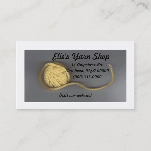 Carte de visite de "fil" (Devant)