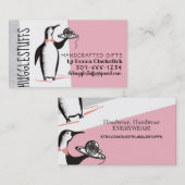 Carte de visite de fil de crochets de crochet de (Devant / Derrière)