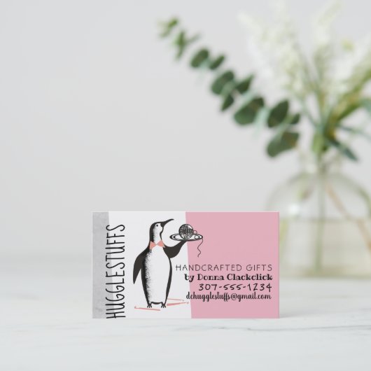 Carte de visite de fil de crochets de crochet de (Debout devant)