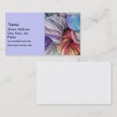 Carte de visite de fil tourné par main de jardin (Devant / Derrière)