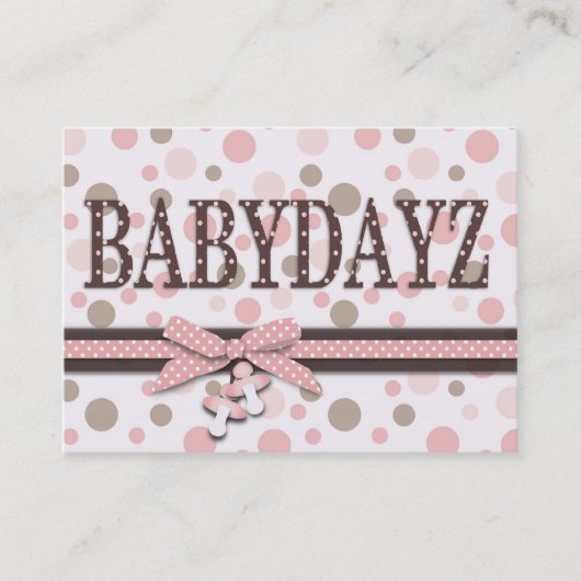 Carte de visite de fille (Devant)