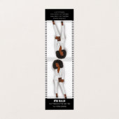 Carte de visite de fille afro-américaine (Extérieur déplié)