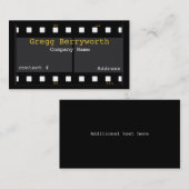 Carte de visite de film (Devant / Derrière)
