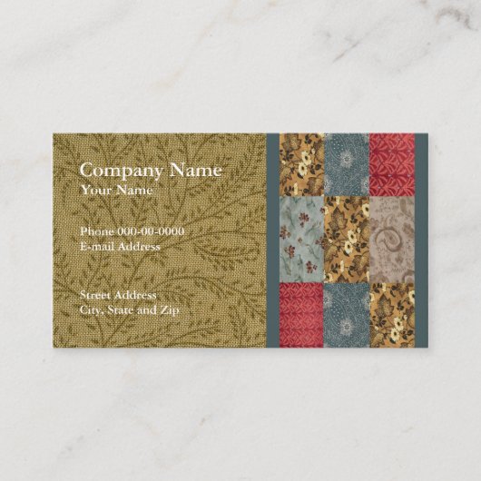 Carte de visite de filtre (Devant)