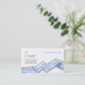 Carte de visite de finances (Debout devant)