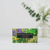 Carte De Visite De fines herbes naturel de santé d'affaires (Debout devant)