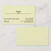 Carte de visite de finition de perle Iridescente ( (Devant / Derrière)