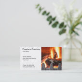 Carte de visite de Fireplace Company (Debout devant)