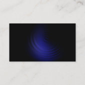 Carte de visite de fitness élégant bleu jaune noir (Dos)