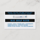 Carte de visite de FitTeam (Dos)