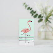 Carte de visite de Flamant rose (Debout devant)