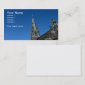 Carte de visite de flèche d'église (Devant / Derrière)