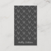 Carte de visite de flèches de tableau (Devant)