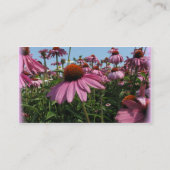 Carte de visite de fleur de cône (Dos)