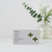 Carte de visite de Fleur de Lis (Debout devant)