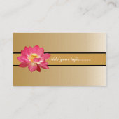 Carte de visite de fleur de Lotus (Dos)