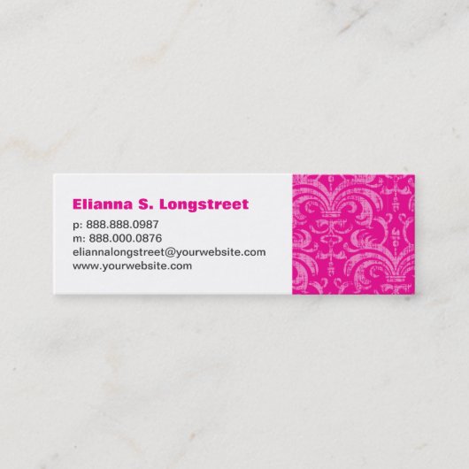 Carte de visite de Fleur de Lys Personal (Devant)