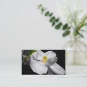 Carte de visite de fleur de magnolia (Debout devant)