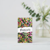 Carte de visite de fleuriste (Debout devant)