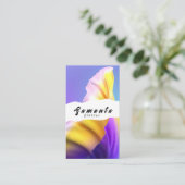 Carte de visite de fleuriste (Debout devant)