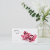 Carte de visite de fleuriste (Debout devant)