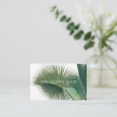 carte de visite de fleuriste (Debout devant)