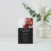 Carte de visite de fleuriste (Debout devant)