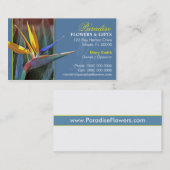 Carte de visite de fleuriste (Devant / Derrière)