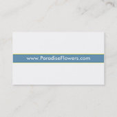 Carte de visite de fleuriste (Dos)