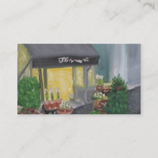 CARTE DE VISITE DE FLEURISTE DE PARIS