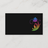 Carte de visite de fleurs (Devant)