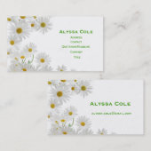 Carte de visite de fleurs (Devant / Derrière)
