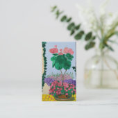 CARTE DE VISITE DE FLEURS DE BERLIN D'ÎLE DE MUSÉE (Debout devant)