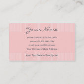 Carte de visite de fleurs de cerisier (Dos)