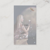 Carte de visite de fleurs de lune (Dos)