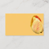 Carte de visite de fleurs de pétales de Tulip (Dos)