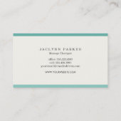 Carte de visite de fleurs fraîches (Dos)