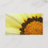 Carte de visite de fleurs jaunes (Dos)