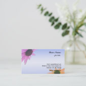 carte de visite de fleurs marguerites (Debout devant)