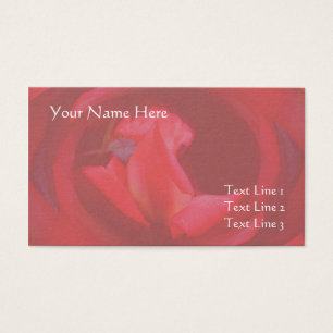 Carte de visite de fleurs rosebud rose