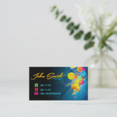 Carte de visite de floc de peintre (Debout devant)