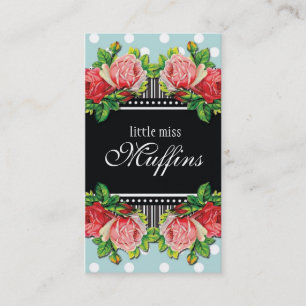 Carte de visite de floraison de contemporain de