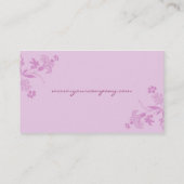 Carte de visite de Flourish (Dos)