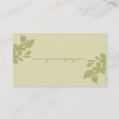 Carte de visite de Flourish (Dos)