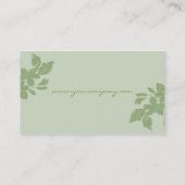 Carte de visite de Flourish (Dos)