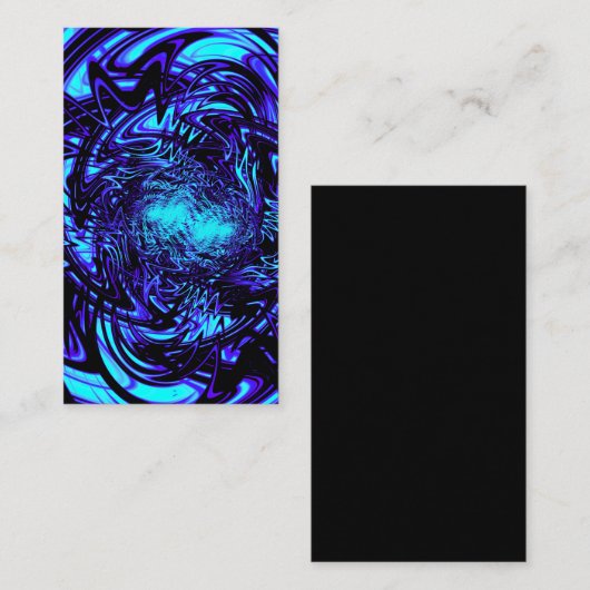 Carte de visite de fluorescence (Devant / Derrière)